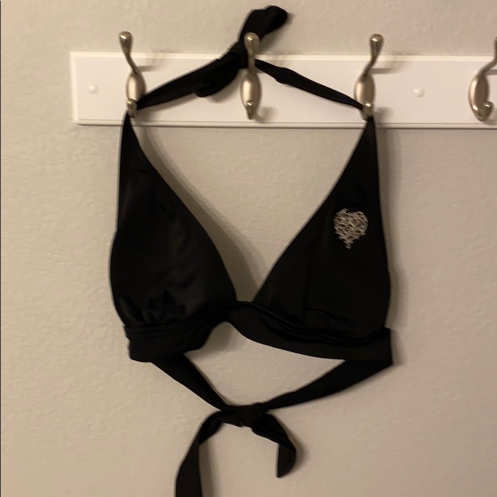 Black bikini top